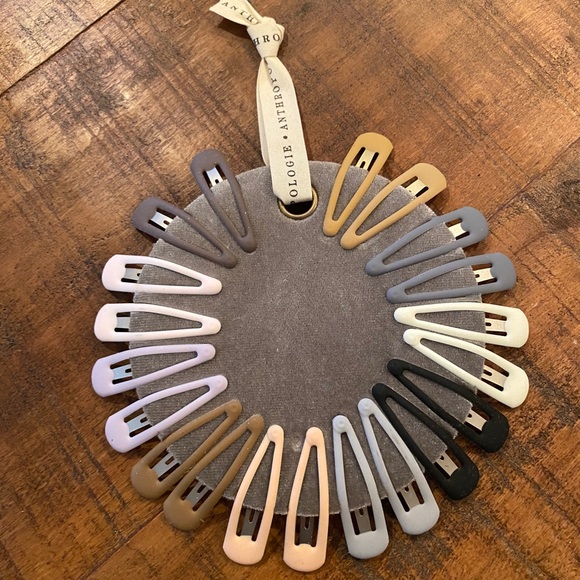 Anthropologie Rainbow Hair Clip Set - Picture 4 of 7